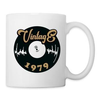 Millésime 1979 - Mug blanc - blanc - Droite