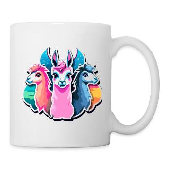 Llama Alpaca Illustration - Mug - white - Right