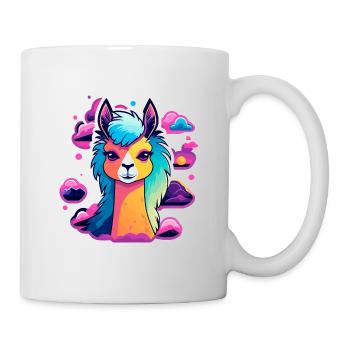 Llama Alpaca Illustration - Mug - white - Right