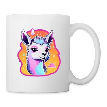 Llama Alpaca Illustration - Mug - white - Right