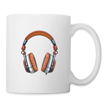 Casque La musique, c’est la vie - Mug blanc - blanc - Droite