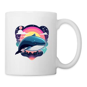 Wal Illustration - Tasse - Weiß - Rechts