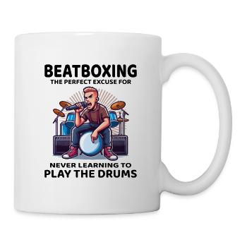 Drum-Free Rhythms: Explore the Humor of Beatboxing - Mug - white - Right