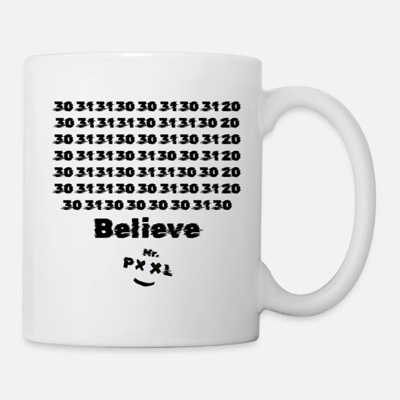 Mr Pool BELIEVE - Tasse - Weiß