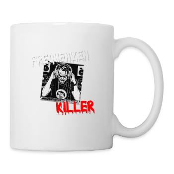 Frequenzenkiller - brutal gute Tontechniker - Tasse - Weiß - Rechts