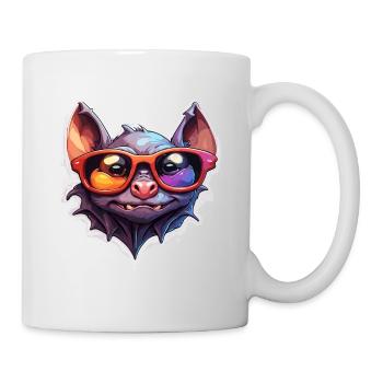 Bat / Vampire / Dracula / Animal / Halloween - Mug - white - Right