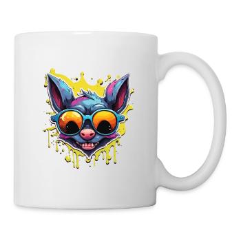 Bat / Vampire / Dracula / Animal / Halloween - Mug - white - Right
