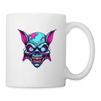 Bat / Vampire / Dracula / Animal / Halloween - Mug - white - Right