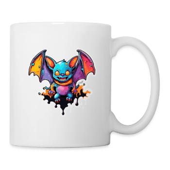 Bat / Vampire / Dracula / Animal / Halloween - Mug - white - Right