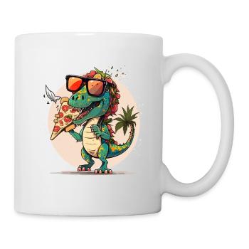 Pizza-saurus - Mug - white - Right