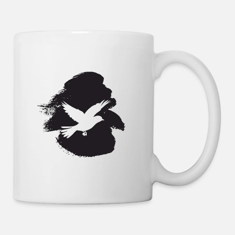 Flügel Tier Tier - Tasse - Weiß