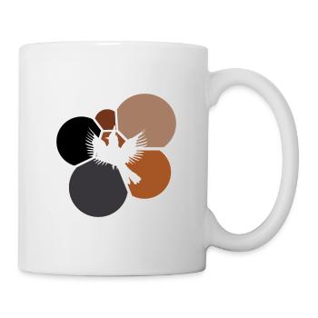 Cockatiel Fliegen Fliegen - Tasse - Weiß - Rechts