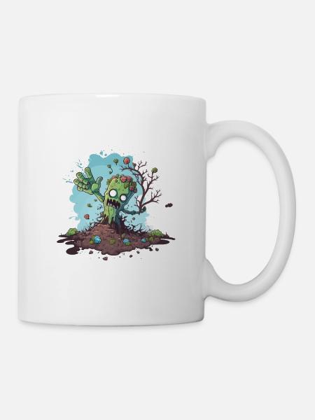 Zombie-Ausbruch - Tasse - Weiß