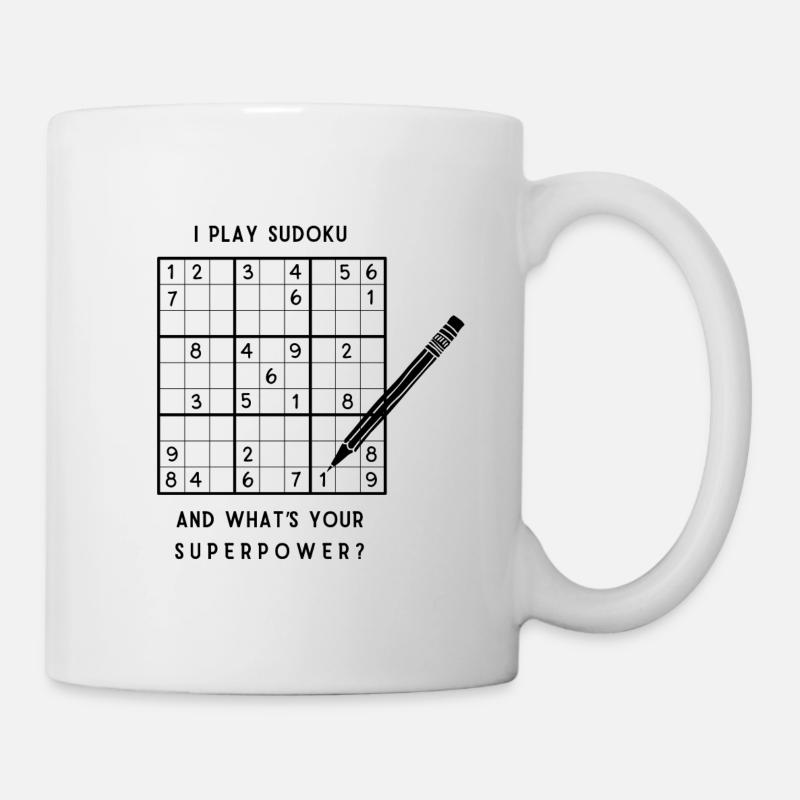 Sudoku - Mug blanc - blanc