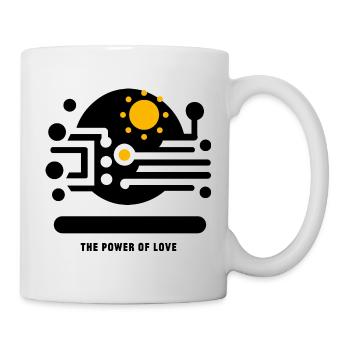 Le pouvoir de l’amour / V-Day - Mug blanc - blanc - Droite