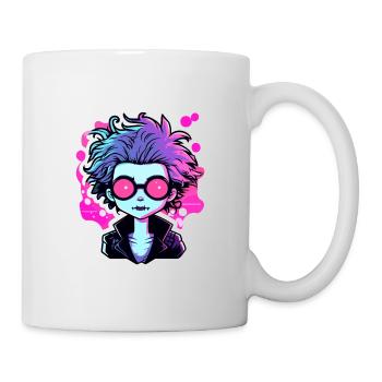 Illustration de zombie mignon - Mug blanc - blanc - Droite