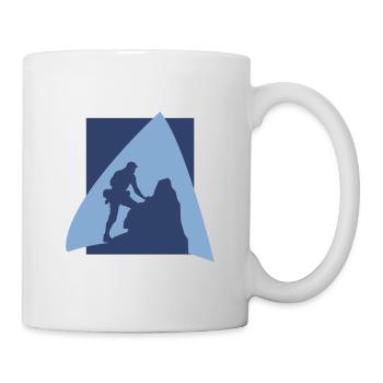 Kletterer Alpen Felsklettern - Tasse - Weiß - Rechts