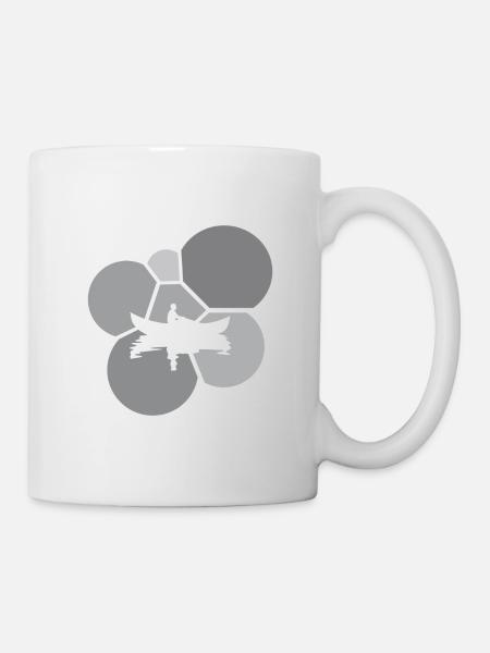 Kanu Ruder Kajak - Tasse - Weiß
