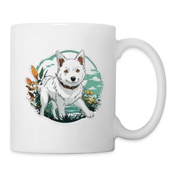 Anime / Comic / Japanisch / Zeichentrick / Cartoon - Tasse - Weiß - Rechts