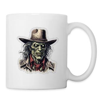 Cowboy / Wilde Westen / Wüste / Lasso / Rodeo - Tasse - Weiß - Rechts