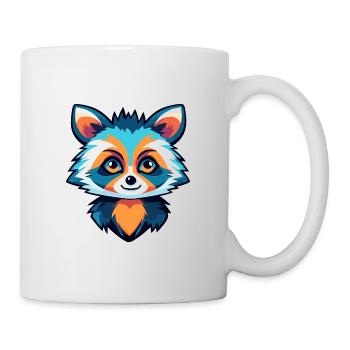 Raccoon Illustration - Mug - white - Right