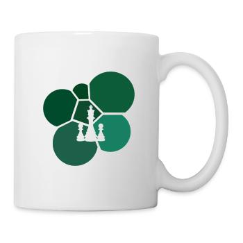 Schachmatt Schachbrett Schachspieler - Tasse - Weiß - Rechts