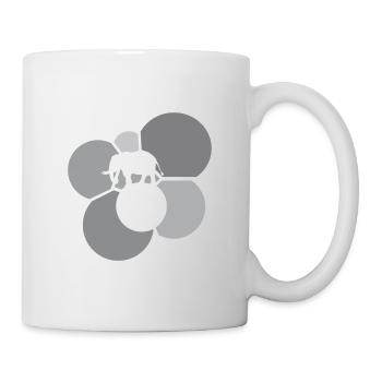 Chapiteau de cirque éléphants éléphants - Mug blanc - blanc - Droite