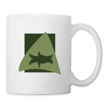 Kayak, Aviron, Canoë - Mug blanc - blanc - Droite