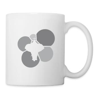 Zirkuszelt Elefant Akrobatik - Tasse - Weiß - Rechts