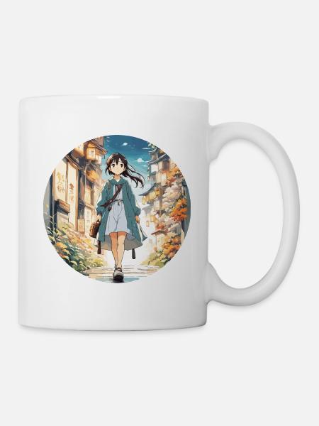 Anime / Comic / Japanisch / Zeichentrick / Cartoon - Tasse - Weiß