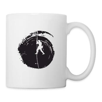 Bergsteiger Kletterer Seilklettern - Tasse - Weiß - Rechts