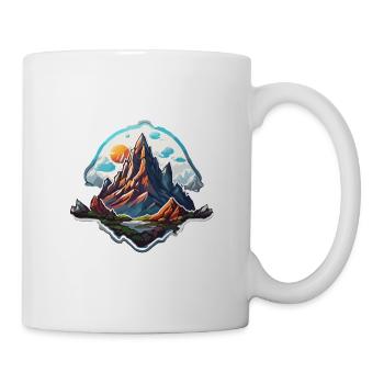 Mountain / Alps / Summit / Nature / Forest / Rock - Mug - white - Right