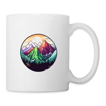 Mountain / Alps / Summit / Nature / Forest / Rock - Mug - white - Right