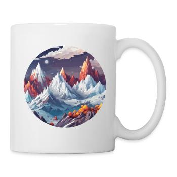 Mountain / Alps / Summit / Nature / Forest / Rock - Mug - white - Right