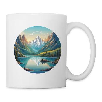 Mountain / Alps / Summit / Nature / Forest / Rock - Mug - white - Right