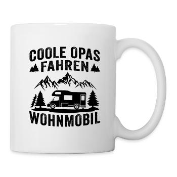 coole opas fahren wohnmobil - Tasse - Weiß - Rechts