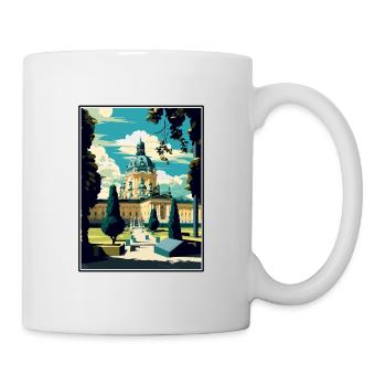 Melk Autriche Vintage voyage affiche WPA Souvenir - Mug blanc - blanc - Droite
