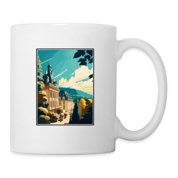 Baden Baden Allemagne Vintage voyage affiche Souvenir - Mug blanc - blanc - Droite