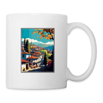 Safranbolu Turkey Vintage Travel Poster Souvenir - Mug - white - Right
