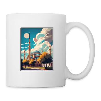 Edirne Türkei Vintage Reiseposter WPA Souvenir - Tasse - Weiß - Rechts