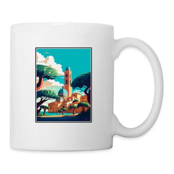 Ravenna Italy Vintage Travel Poster WPA Souvenir - Mug - white - Right