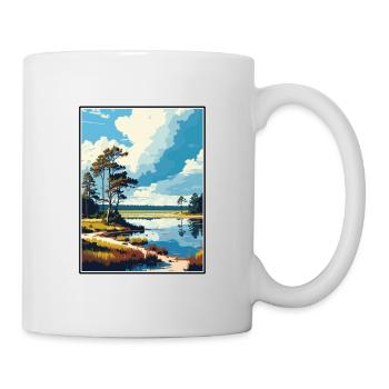 Utrechtse Heuvelrug Netherlands Travel Poster - Mug - white - Right