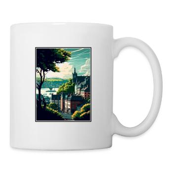 Koblenz Germany Vintage Travel Poster WPA Souvenir - Mug - white - Right