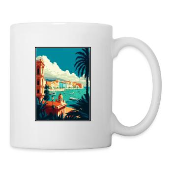 Syrakus Italien Vintage Reiseposter WPA Souvenir - Tasse - Weiß - Rechts