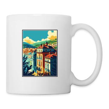 Bilbao Spanien Vintage Reiseposter WPA Souvenir - Tasse - Weiß - Rechts
