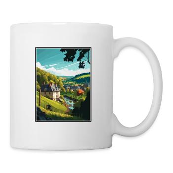 Ardennes France Vintage Travel Poster WPA Souvenir - Mug - white - Right