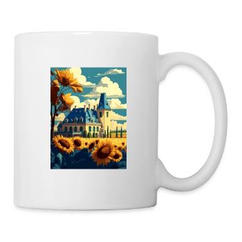 Vallée de la Loire France Vintage voyage affiche Souvenir - Mug blanc - blanc - Droite