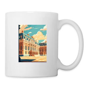 Château de Versailles Ouest décoration affiche de voyage - Mug blanc - blanc - Droite