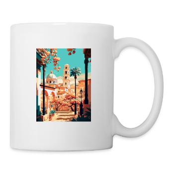 Cordoue Espagne Vintage voyage affiche WPA Souvenir - Mug blanc - blanc - Droite