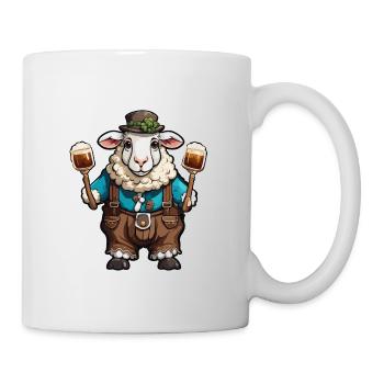 Lederhosen / Animal / Traditional costume / Tradition / Sheep - Mug - white - Right